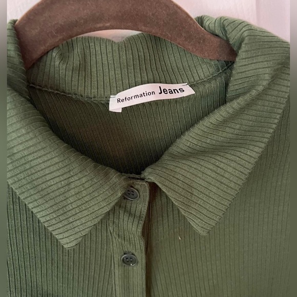 Green Reformation Dress - Picture 2 of 3